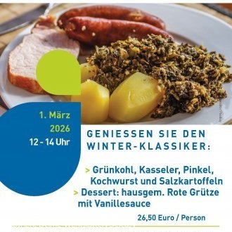 Flyer mit einem Bild mit Grünkohl (Link zu PDF mit Detainformationen)