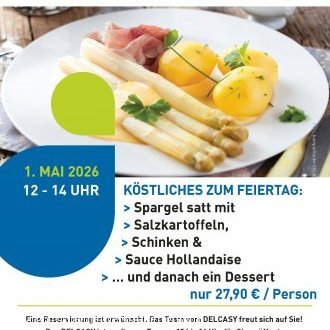 Flyer zum Sprargelessen